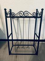 Smeedijzeren haard standaard decoratief & functioneel, Ophalen of Verzenden, Zo goed als nieuw, Vrijstaande haard, Houthaard