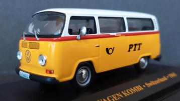 Volkswagen VW Transporter T2 ptt swiss 1:43 Ixo Pol beschikbaar voor biedingen