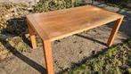 Houten eettafel, hobbytafel, werktafel, stevig, zwaar, groot, Huis en Inrichting, Ophalen, Gebruikt, 200 cm of meer, 50 tot 100 cm