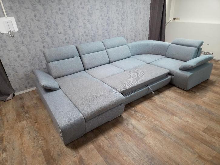 GRATIS BEZORGEN | Mooie Groot Multifunctionele U Bankstel, Huis en Inrichting, Banken | Bankstellen, Gebruikt, Hoekbank, Overige maten