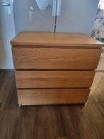 Malm ladekast eiken - nette staat, Huis en Inrichting, Ophalen, Eikenhout, 50 tot 100 cm, Zo goed als nieuw