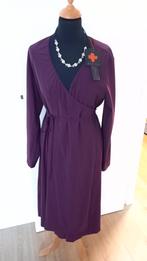 Plus basics wikkeljurk.maat 46., Kleding | Dames, Grote Maten, Ophalen of Verzenden, Zo goed als nieuw, Zwart, Jurk