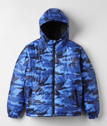 Name it Lemon Beret winterjas jas blauw camouflage 164 beschikbaar voor biedingen