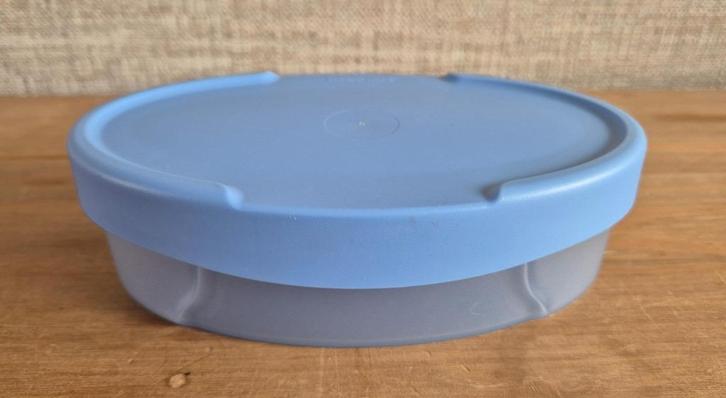 Tupperware Expressions opberger ovaal Blauw 500ML, Huis en Inrichting, Keuken | Tupperware, Zo goed als nieuw, Overige typen, Blauw