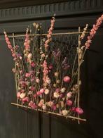 Decoratie paneel droge bloemen, Ophalen of Verzenden, Zo goed als nieuw