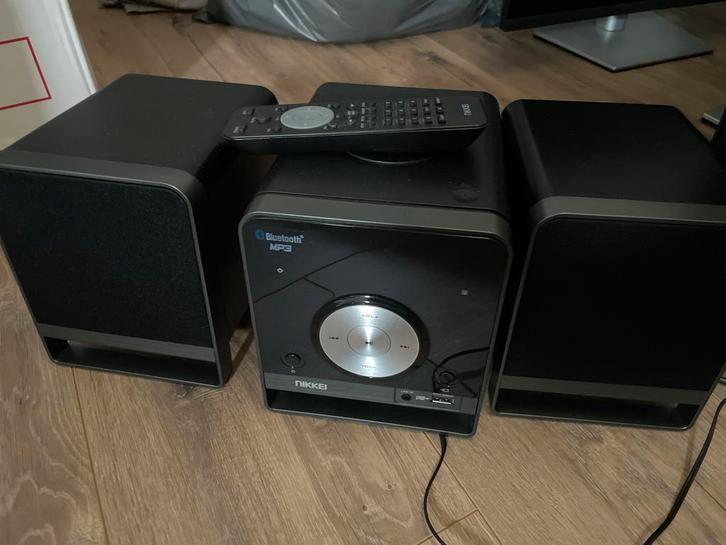 Nikkei Stereotoren met Bluetooth & MP3, Audio, Tv en Foto, Stereo-sets, Zo goed als nieuw, Speakers, Overige merken, Microset