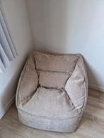 Grote beige zitzak fauteuil, nooit gebruikt, Huis en Inrichting, Zitzakken, Ophalen, Nieuw, Beige, Zitzakstoel