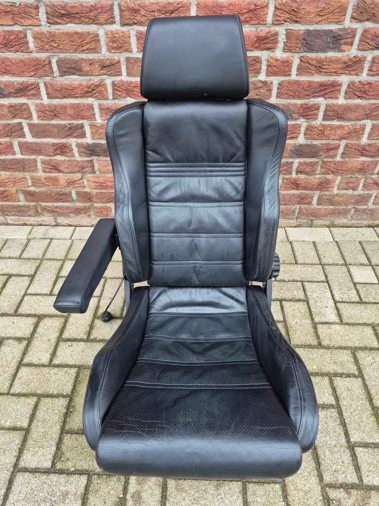 Leren Bestuurdersstoel met Zitverlenging - Mercedes Vito, Auto-onderdelen, Interieur en Bekleding, Ophalen, Gebruikt, Universele onderdelen