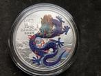 2024 Aus Lunar III - Dragon color purple - 1/2 oz silver, Postzegels en Munten, Munten | Oceanië, Ophalen of Verzenden, Losse munt