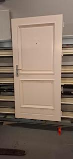 HARDHOUTEN VOORDEUR, Ophalen, Gebruikt, Buitendeur, 200 tot 215 cm