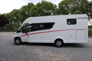 camper Sunlight T69  met hefbed en dakairco beschikbaar voor biedingen