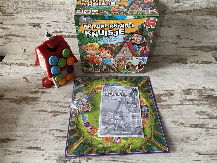 knibbel knabbel knuisje [s370], Hobby en Vrije tijd, Gezelschapsspellen | Bordspellen, Zo goed als nieuw, Ophalen of Verzenden
