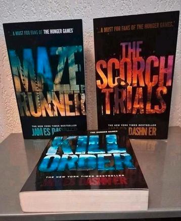 James Dashner Mazerunner Trilogy NEW English language  beschikbaar voor biedingen