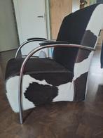 Koeienhuid Stoel/ Fauteuil, Ophalen of Verzenden, Zo goed als nieuw, Minder dan 75 cm, 50 tot 75 cm