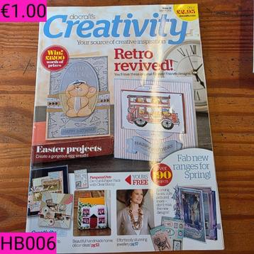 5 creatieve magazines voor €2,50 beschikbaar voor biedingen
