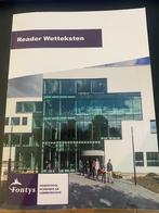 Reader Wetteksten Fontys Hogeschool Economie en Communicatie, Boeken, Studieboeken en Cursussen, Zo goed als nieuw, Noordhoff Uitgevers