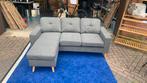 HOMCOM Hoekbank in Scandinavisch design massief hout grijs, Ophalen, Nieuw, Nb, Nb