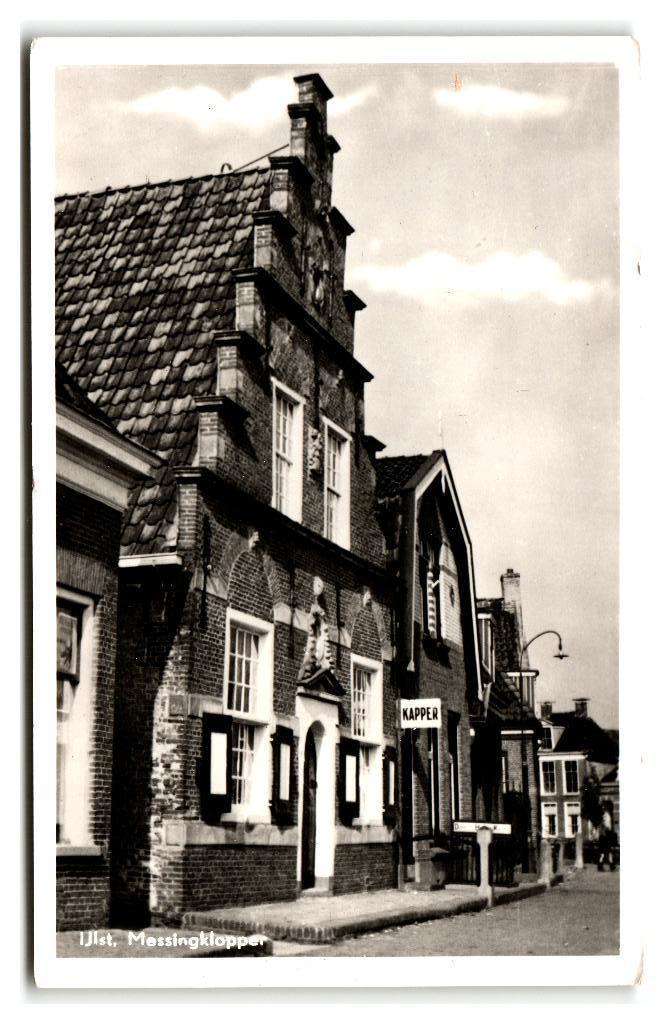 IJlst, Messingklopper, Verzamelen, Ansichtkaarten | Nederland, Ongelopen, Friesland, 1940 tot 1960, Ophalen of Verzenden