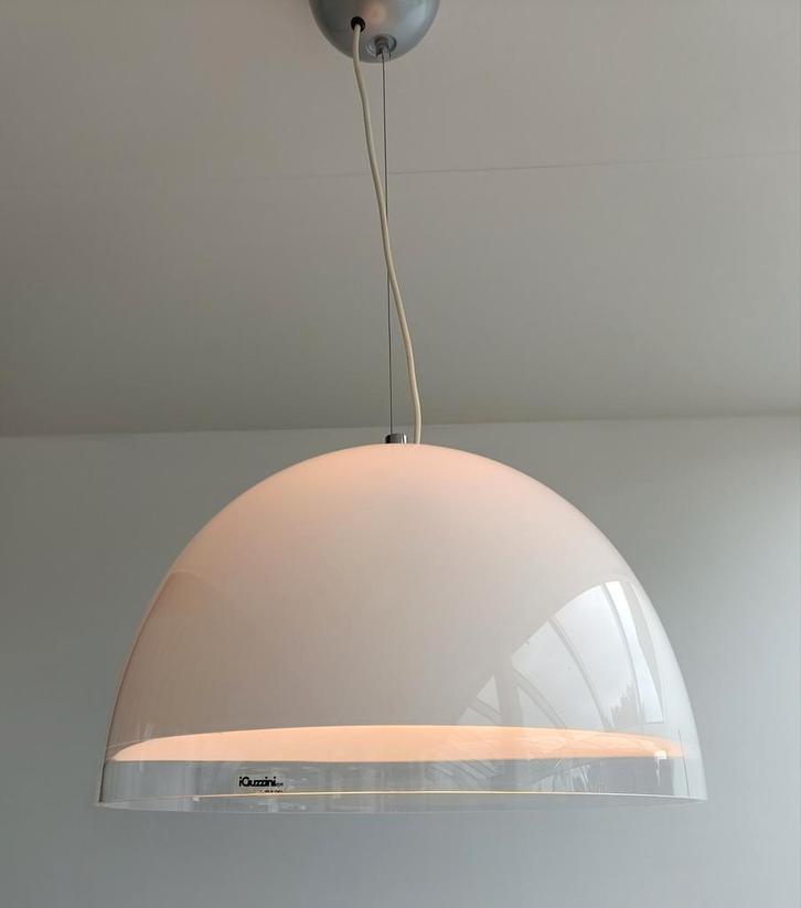 Iguzzini Italiaanse hanglamp uit jaren 70, Huis en Inrichting, Lampen | Hanglampen, Zo goed als nieuw, Minder dan 50 cm, Kunststof