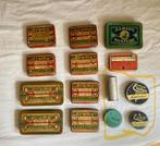10 antieke blikjes van o.a. Aroma en Albion, Ophalen of Verzenden, Gebruikt, Overige, Overige merken