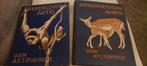 2 oud VERKADE PLAATJESALBUMS DIEREN-LEVEN & APEN IN ARTIS, Ophalen of Verzenden, Gelezen, AFJ  PORTIELJE, Plaatjesalbum