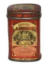 Monsterblikje Driessen cacao Amsterdam cocoa sample tin, Verzamelen, Ophalen of Verzenden, Gebruikt, Overige