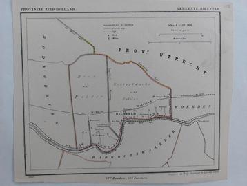 152 / Rietveld ZH Litho     uit 1867 door J. Kuyper beschikbaar voor biedingen