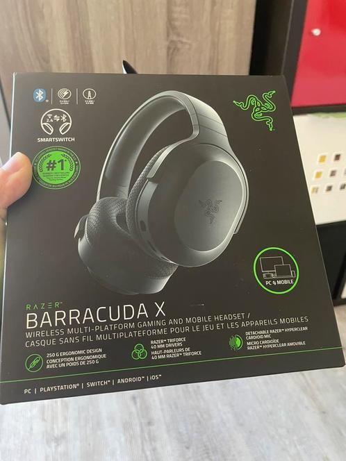 SEALED - Razer Barracuda X 2022 – Nieuw, draadloos & bedraad, Audio, Tv en Foto, Koptelefoons, Nieuw, Over oor (circumaural), Overige merken