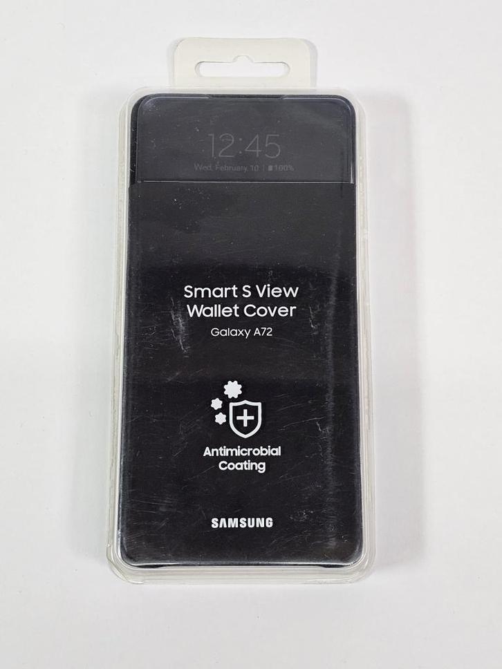 Samsung Galaxy A72 4G (2021) S View Wallet Hoesje – Zwart, Telecommunicatie, Mobiele telefoons | Hoesjes en Frontjes | Samsung