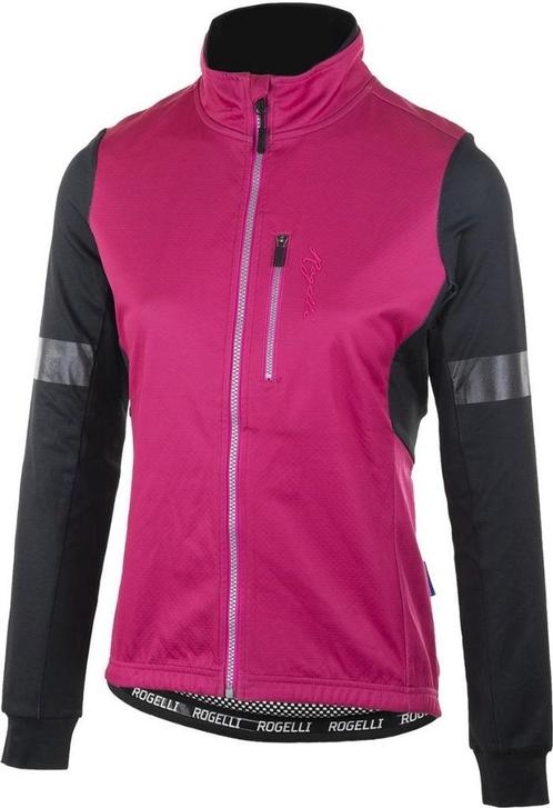 Rogelli Dames Winterjack Transition zwart/Cerise/Roze maat S, Kleding | Dames, Sportkleding, Nieuw, Hardlopen of Fietsen, Maat 36 (S)