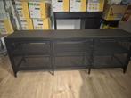 Tv meubel, Ophalen, Gebruikt, 100 tot 150 cm, Metaal