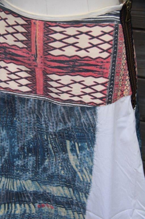 Rok creme/ kleur Save the Queen mt 29 (36) lang Vaste prijs, Overige kleuren, Zo goed als nieuw, Maat 36 (S), Onder de knie