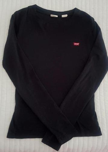Levi's longsleeve zwart maat xs 34 levis merk trui tshirt beschikbaar voor biedingen