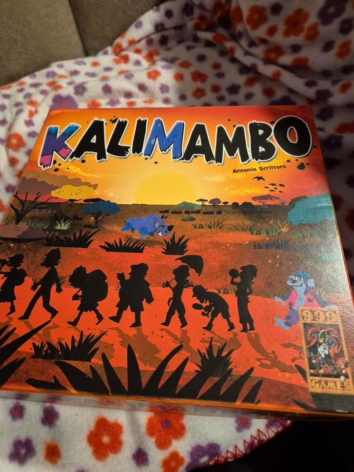 Kalimambo Bordspel, Hobby en Vrije tijd, Gezelschapsspellen | Bordspellen, Nieuw, Drie of vier spelers, Vijf spelers of meer, Reisspel