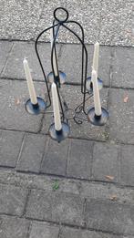 kaarsenkandelaar, Huis en Inrichting, Woonaccessoires | Kandelaars en Kaarsen, Ophalen, Zwart, Overige materialen, Minder dan 25 cm