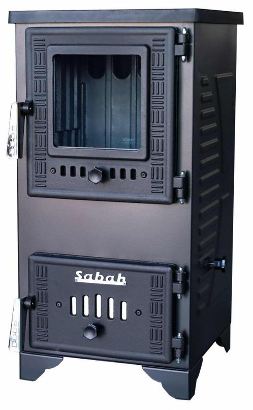 S102D Sabah Mini Haardkachel- Gietijzer – Houtkachel, Huis en Inrichting, Kachels, Nieuw, Houtkachel, Hout, Ophalen