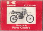 Kawasaki parts catalogue KLX250 onderdelenlijst, Ophalen of Verzenden, Kawasaki