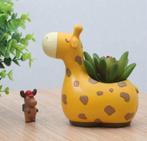 Giraffe Bloempot – Decoratieve Hars Plantenpot, Verzenden, Nieuw