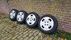 14 inch Kia Picanto velgen met wieldoppen 4x100 175 65 R14, Auto diversen, Wieldoppen, Ophalen, Zo goed als nieuw