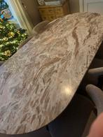 Marmeren tafelblad, Huis en Inrichting, Tafels | Eettafels, Ophalen, 200 cm of meer, 50 tot 100 cm, Zo goed als nieuw