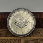 1 oz zilver 1991 Canadian Maple Leaf, Ophalen of Verzenden, Zilver