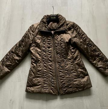 Gerry Weber, korte warme winterjas, bronsbruin, maat XL 40 beschikbaar voor biedingen