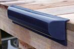 Steigerfender Recht model Jetty 50x10x7 cm zwart blauw wit, Watersport en Boten, Info@bateaubootservice.nl, Verzenden, Paterstraat 7d 5331 EA Kerkdriel