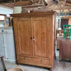 Brocante oude grenen kast biedermeierkast servieskast, Ophalen
