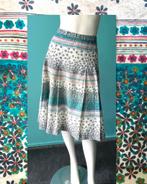 Vintage jaren 70 rok wit/blauw maat 40, Kleding | Dames, Rokken, Maat 38/40 (M), Vintage, Knielengte, Gedragen