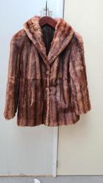 Nerts bontjas - Maat L - Zeer Goede Staat, N/A, Bruin, Maat 42/44 (L), N/A