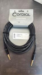 Cordial stereo jack kabel 6m CFM6VV nieuw, Ophalen of Verzenden, Nieuw, Apparatuur