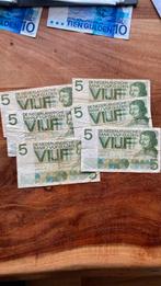 5 gulden biljet Vondel 1966, Postzegels en Munten, Bankbiljetten | Nederland, Ophalen of Verzenden, 5 gulden