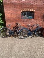 Prachtige antieke franse vintage dames en heren fiets, Ophalen
