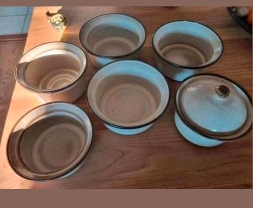 Servies grijs Amsterdam de potterie driehoek huizen, Huis en Inrichting, Keuken | Servies, Zo goed als nieuw, Schaal of Schalen